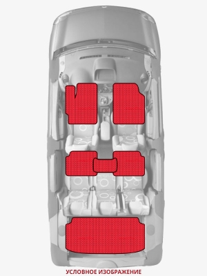 ЭВА коврики «Queen Lux» комплект для Renault Lodgy