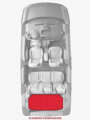 ЭВА коврики «Queen Lux» багажник для Dongfeng AX7